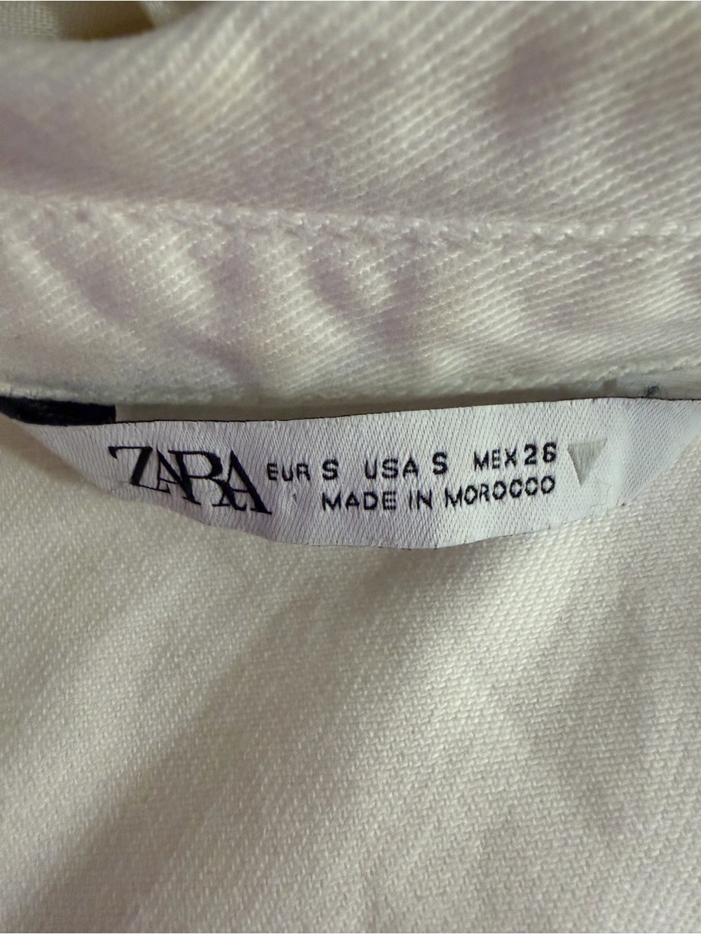 Zara White Ruffle-Sleeve Button Front Mini Dress - Picture 3 of 9